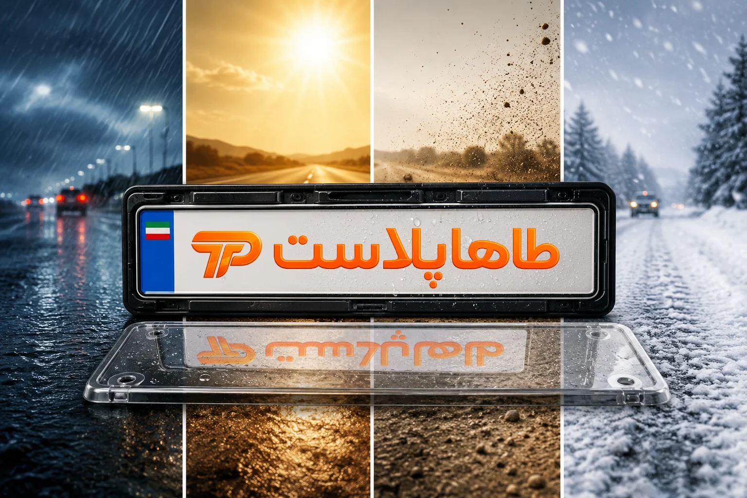 ۱۲ مزیت استفاده از محافظ پلاک خودرو در شرایط آب_وهوایی مختلف